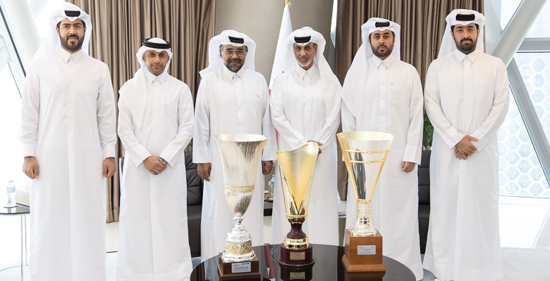 Minister of Sports and Youth H.E. Sheikh Hamad Al Thani Congratulates Qatar Team on Hankook 24H BARCELONA Victory