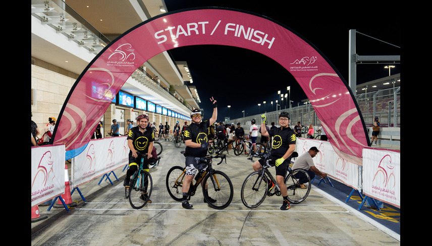 Lusail International Circuit organizes an open cycling day for the community in partnership with Qatar Cycling Federation.